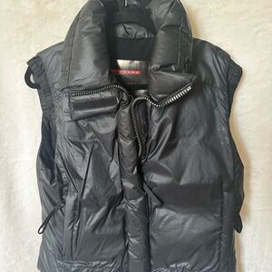 Prada Quilted Black Vest